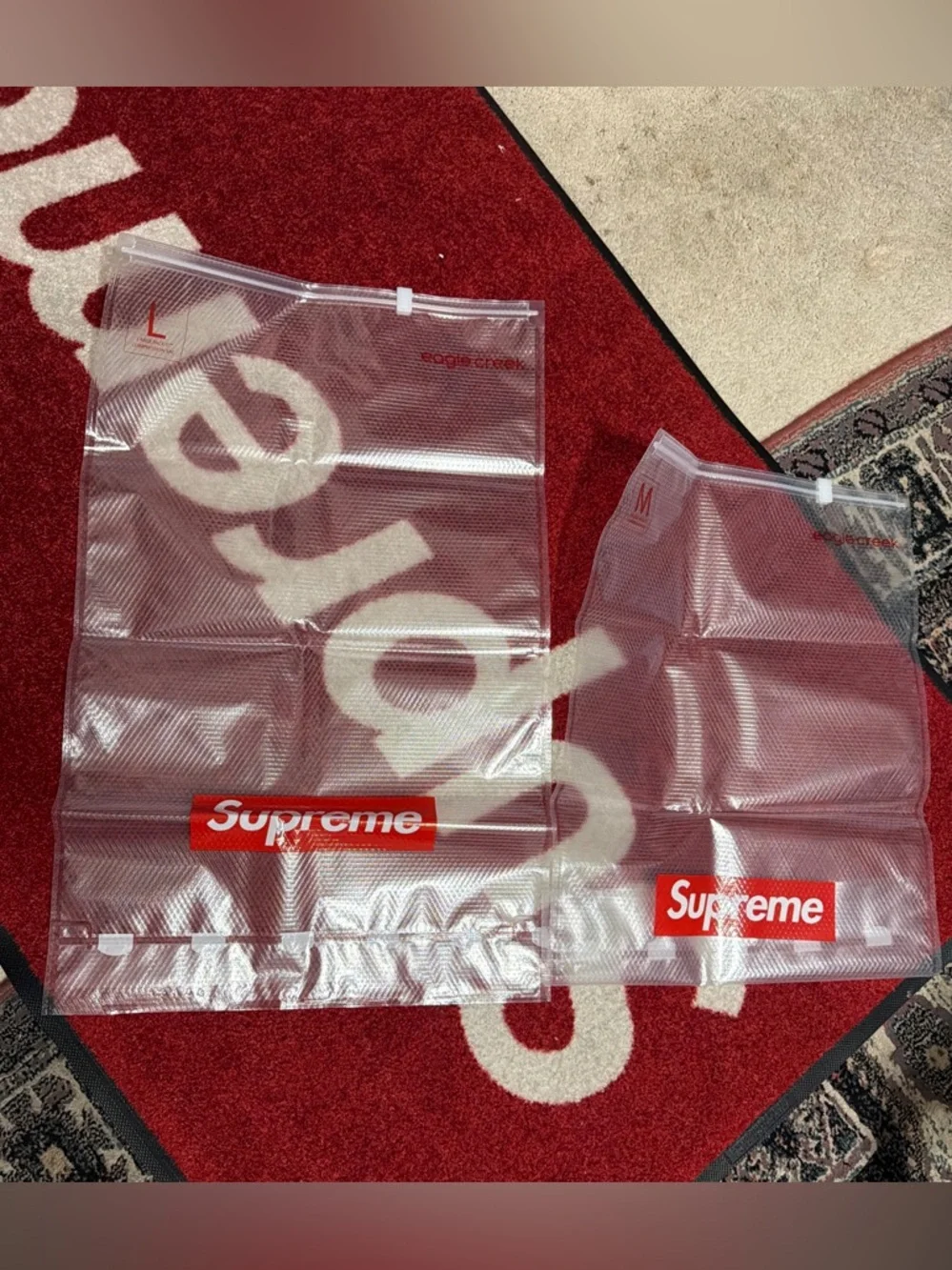 BRAND NEW DS SS25 Supreme Eagle Creek Pack It Compression Bags Set of 2